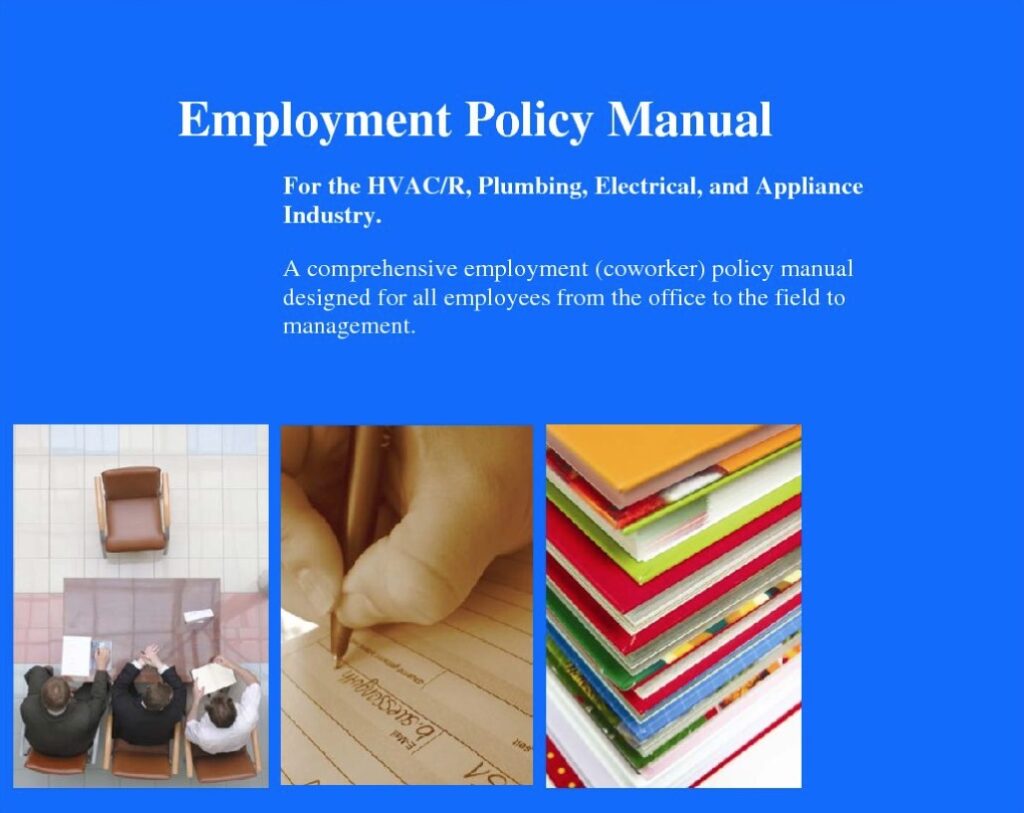 HVAC Employment Policy Manual Mr HVAC