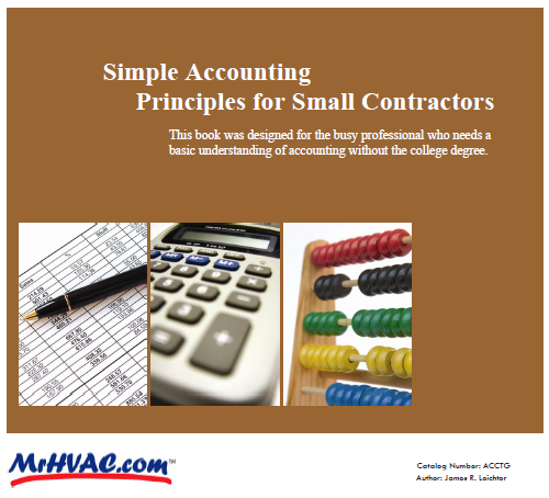 Simple Accounting Principles for Small Contractors